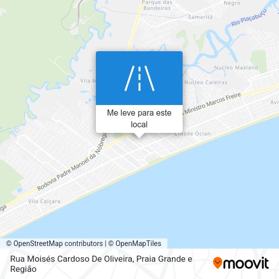 Rua Moisés Cardoso De Oliveira mapa