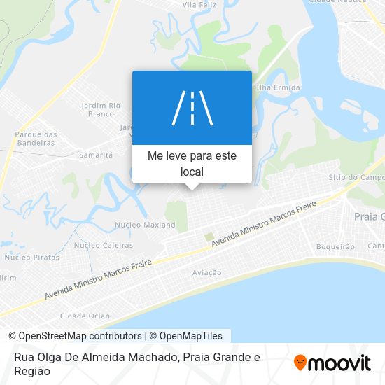 Rua Olga De Almeida Machado mapa
