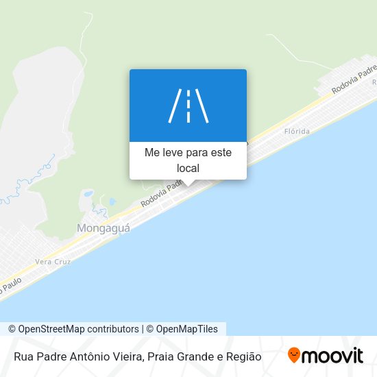 Rua Padre Antônio Vieira mapa