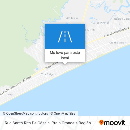Rua Santa Rita De Cássia mapa