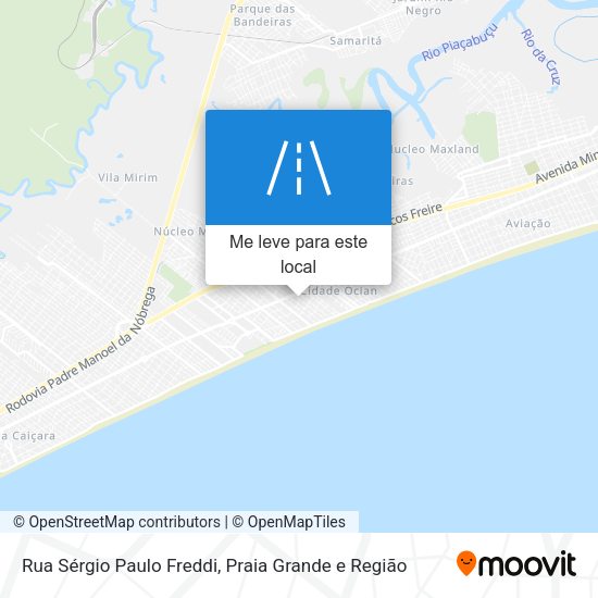 Rua Sérgio Paulo Freddi mapa