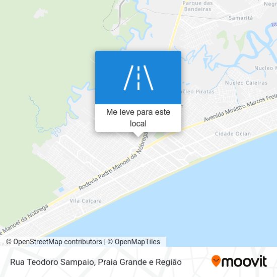 Rua Teodoro Sampaio mapa