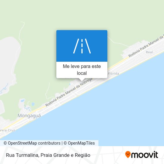 Rua Turmalina mapa