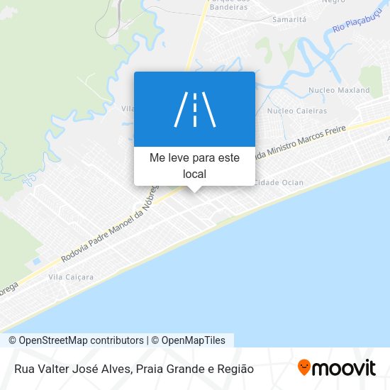 Rua Valter José Alves mapa