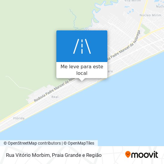 Rua Vitório Morbim mapa