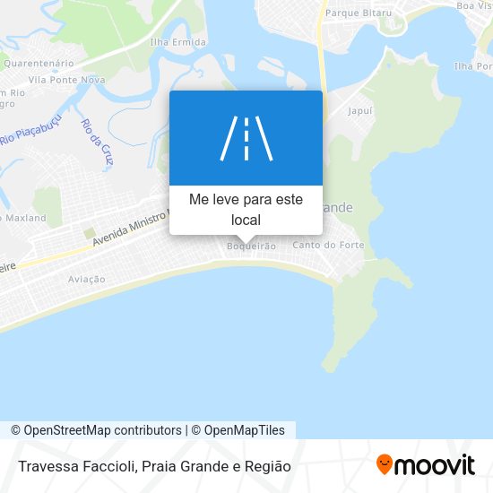 Travessa Faccioli mapa