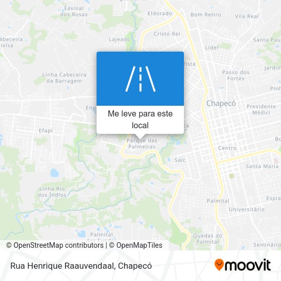 Rua Henrique Raauvendaal mapa