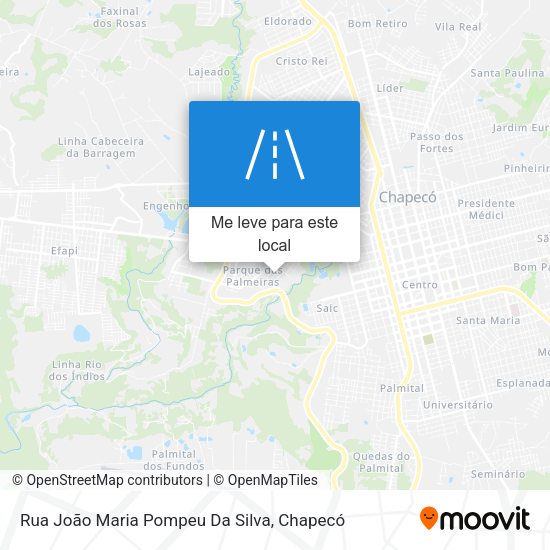 Rua João Maria Pompeu Da Silva mapa
