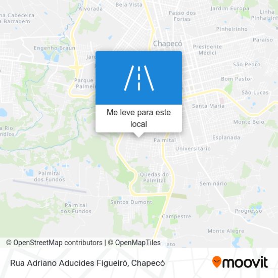 Rua Adriano Aducides Figueiró mapa