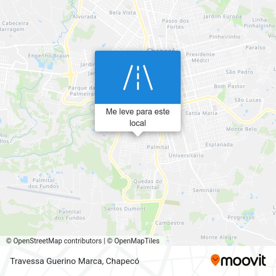 Travessa Guerino Marca mapa