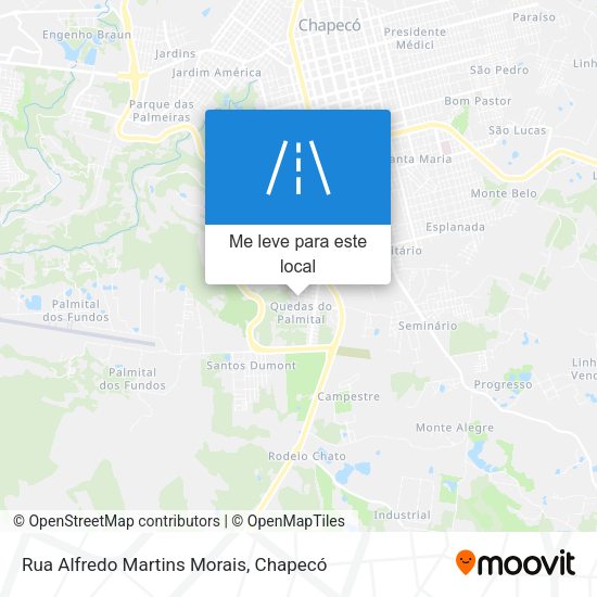 Rua Alfredo Martins Morais mapa