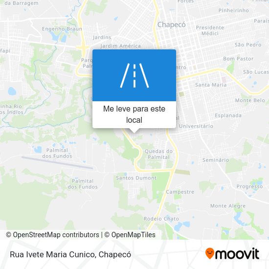 Rua Ivete Maria Cunico mapa
