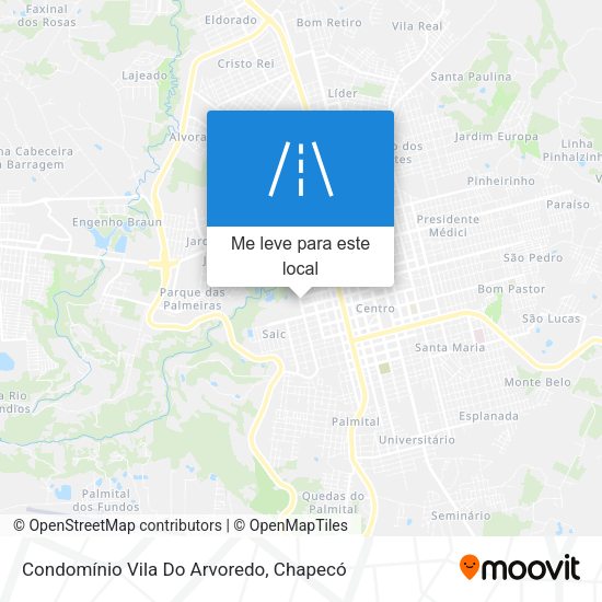 Condomínio Vila Do Arvoredo mapa