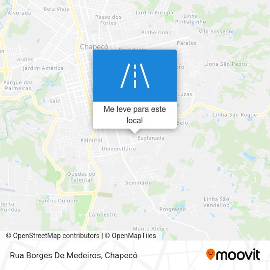 Rua Borges De Medeiros mapa