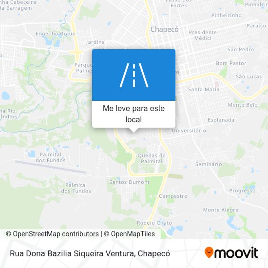 Rua Dona Bazilia Siqueira Ventura mapa