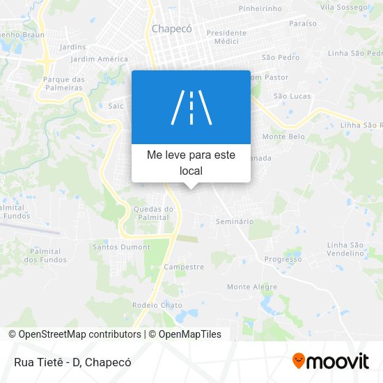 Rua Tietê - D mapa
