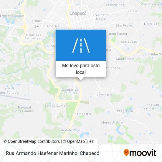 Rua Armando Haefener Marinho mapa
