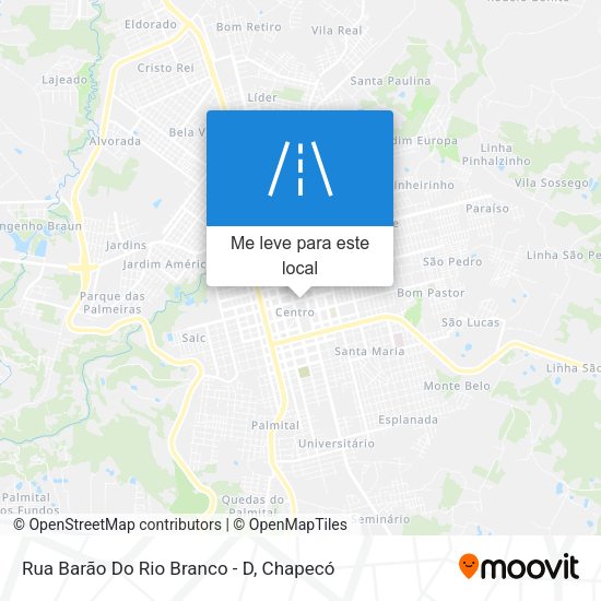 Rua Barão Do Rio Branco - D mapa