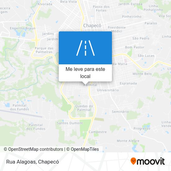 Rua Alagoas mapa