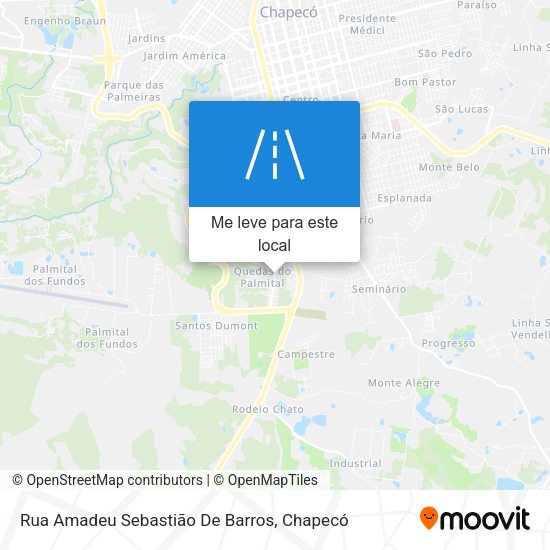 Rua Amadeu Sebastião De Barros mapa