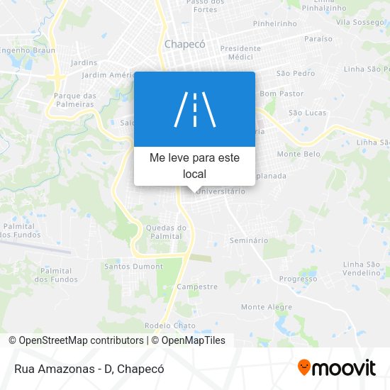 Rua Amazonas - D mapa