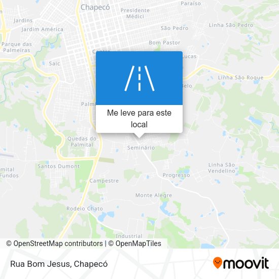 Rua Bom Jesus mapa