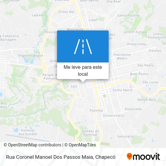 Rua Coronel Manoel Dos Passos Maia mapa