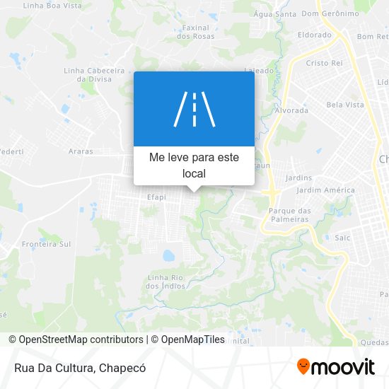 Rua Da Cultura mapa