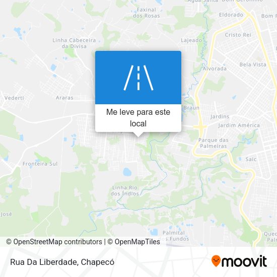 Rua Da Liberdade mapa