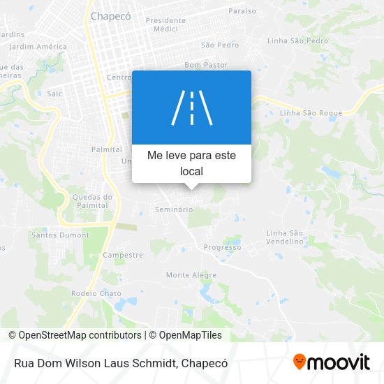 Rua Dom Wilson Laus Schmidt mapa