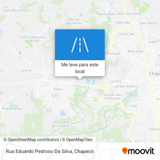 Rua Eduardo Pedroso Da Silva mapa