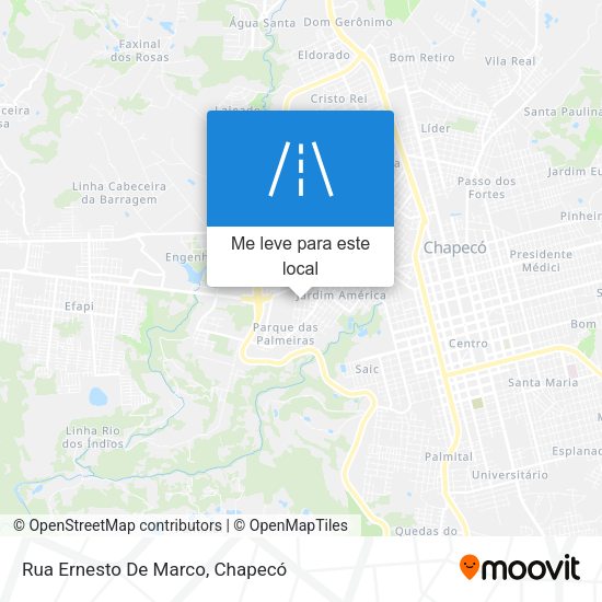 Rua Ernesto De Marco mapa