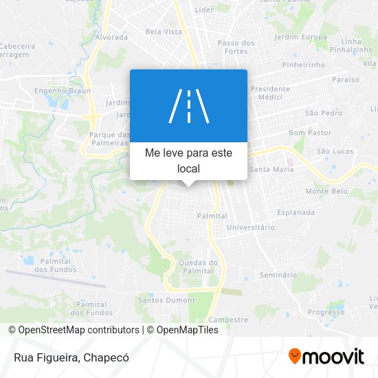 Rua Figueira mapa