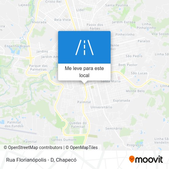 Rua Florianópolis - D mapa