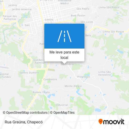 Rua Graúna mapa