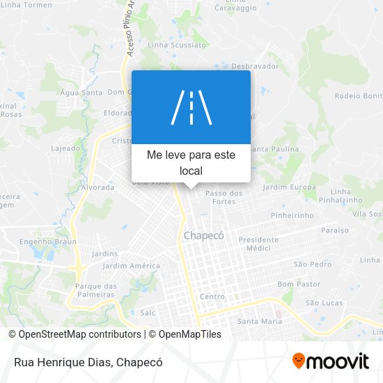 Rua Henrique Dias mapa
