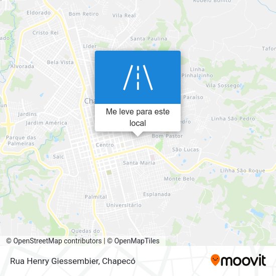 Rua Henry Giessembier mapa
