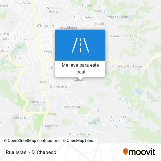Rua Israel - D mapa