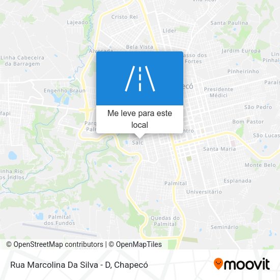 Rua Marcolina Da Silva - D mapa