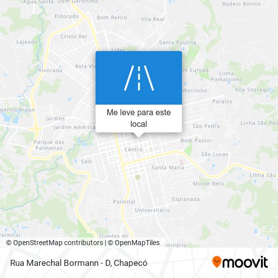 Rua Marechal Bormann - D mapa
