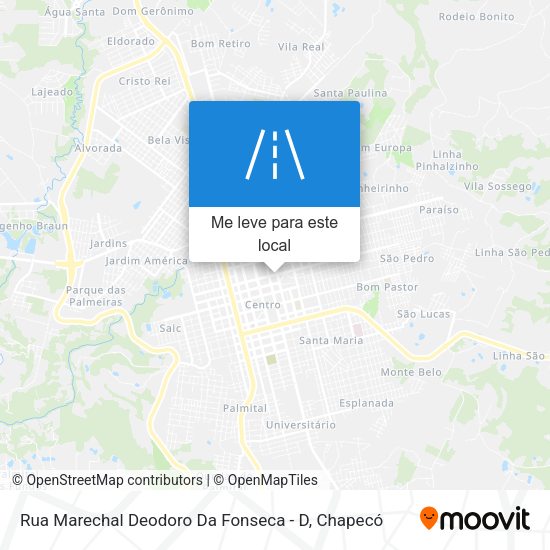 Rua Marechal Deodoro Da Fonseca - D mapa