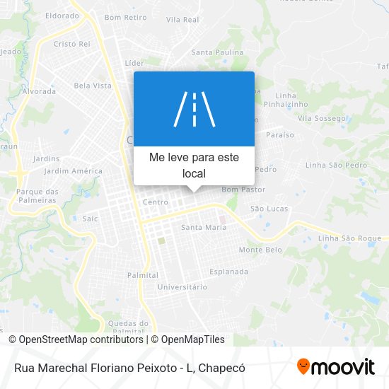 Rua Marechal Floriano Peixoto - L mapa