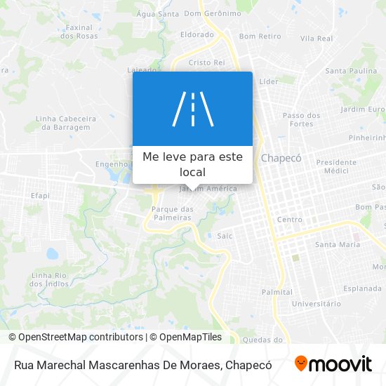 Rua Marechal Mascarenhas De Moraes mapa