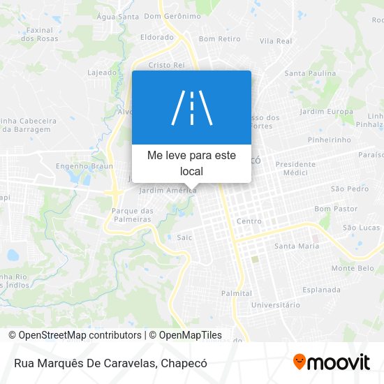Rua Marquês De Caravelas mapa