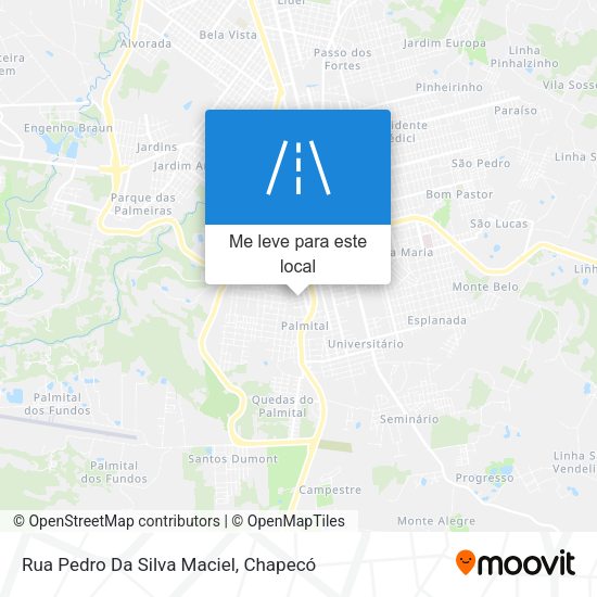 Rua Pedro Da Silva Maciel mapa