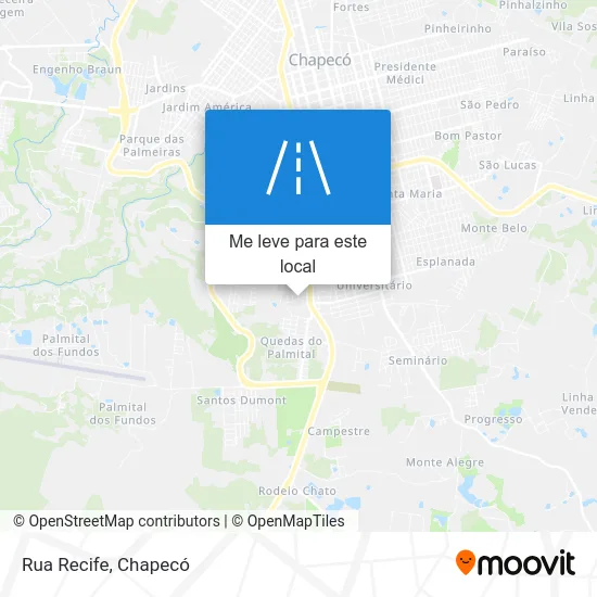 Rua Recife mapa