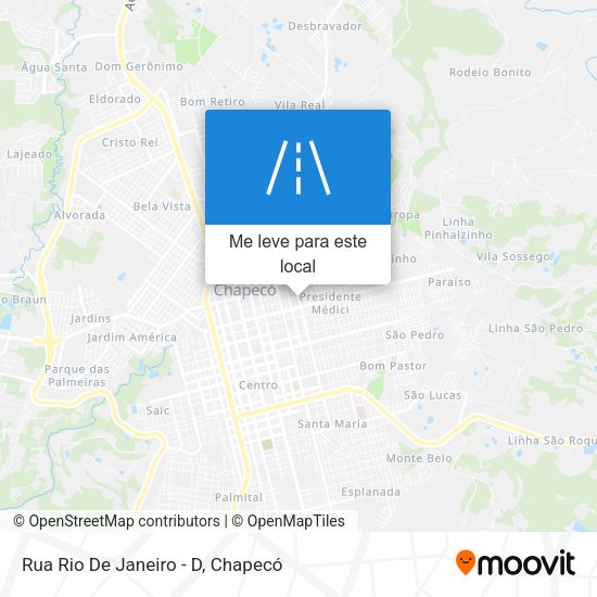 Rua Rio De Janeiro - D mapa