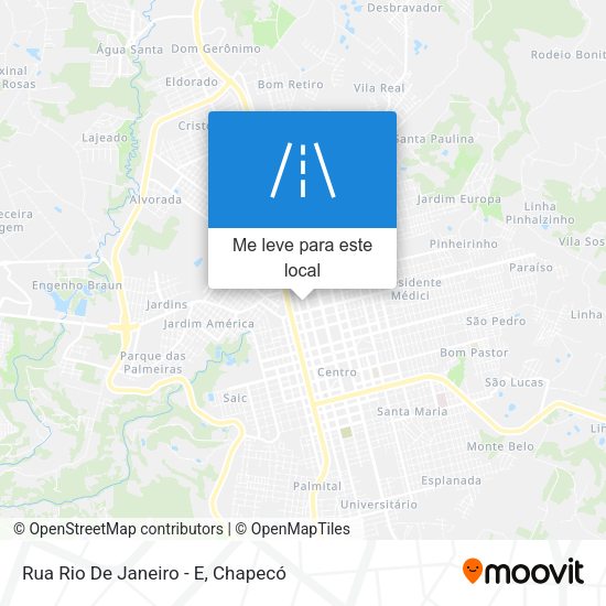 Rua Rio De Janeiro - E mapa