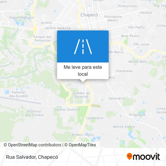 Rua Salvador mapa