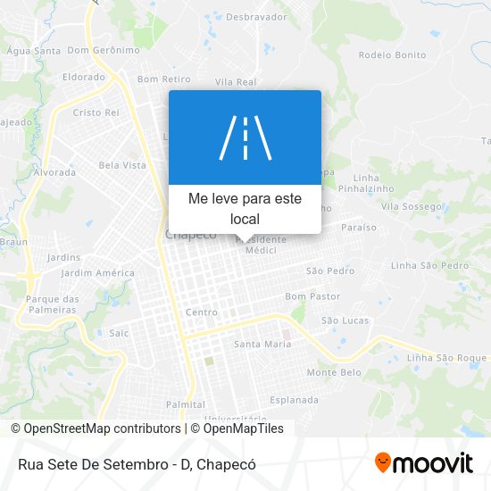 Rua Sete De Setembro - D mapa
